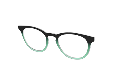 The Black to Spearmint Gradient
