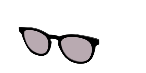 The Black with Gray Gaming Lens