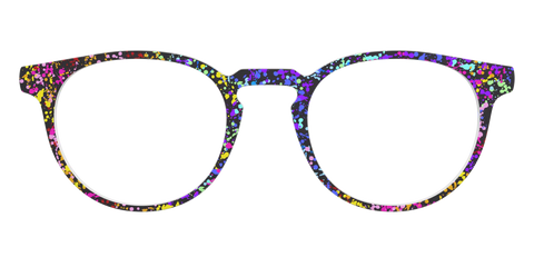 The Rainbow Splatter Black