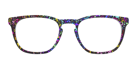 The Rainbow Splatter Black