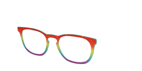 The Spectrum Gradient with Gold Flakes