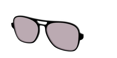 The Black with Gray Gaming Lens