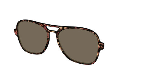The Polarized Sienna Tortoise Sun Top