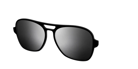 The Polarized Silver Reflective Sun Top