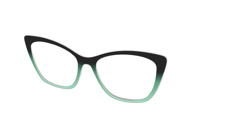 The Black to Spearmint Gradient