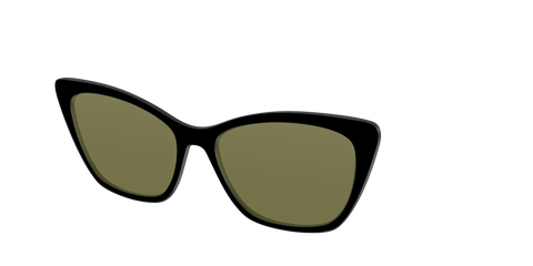 The Black with Green Racquet Sport Lens