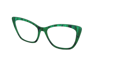 The Emerald Moire Stripes