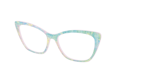 The Pastel Gradient with Holographic Hatching