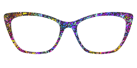 The Rainbow Splatter Black