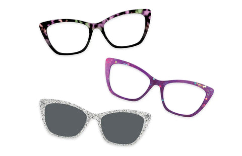 Violet Pearlized Metal - Set
