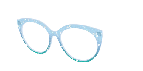 The Sky Blue Crystal with Daisy Glitter