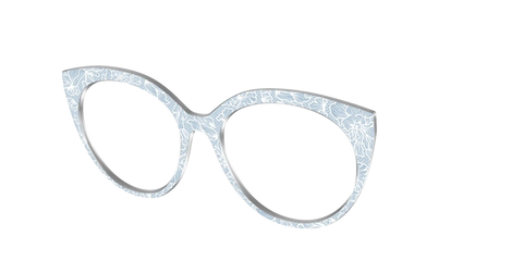 The Something Blue Floral Lace